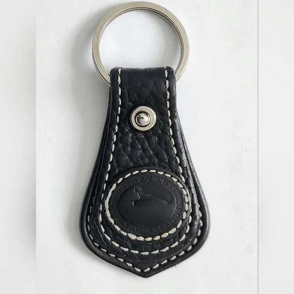 Dooney ID Black Zip Pouch Set